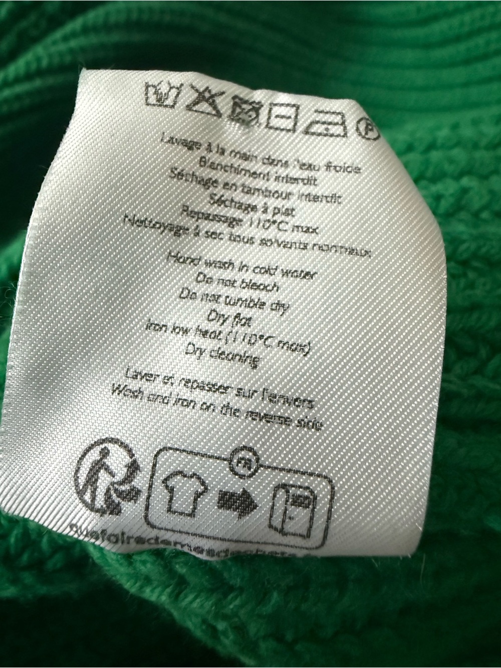 SEZANE Emilia Jumper in Bright Green Size Small - Picture 8 of 8